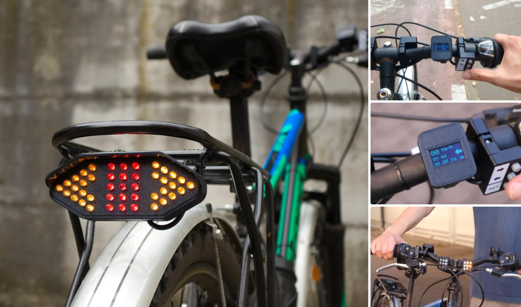 como elaborar los faros traseros de una bicicleta
