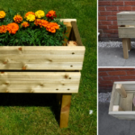 como decorara una jardinera de madera